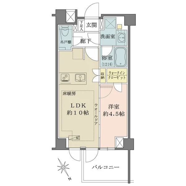 ピアース用賀 間取図