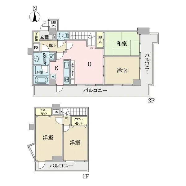 ライオンズマンション横浜南太田 間取図