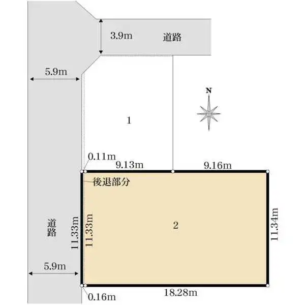板橋区常盤台２丁目 間取図