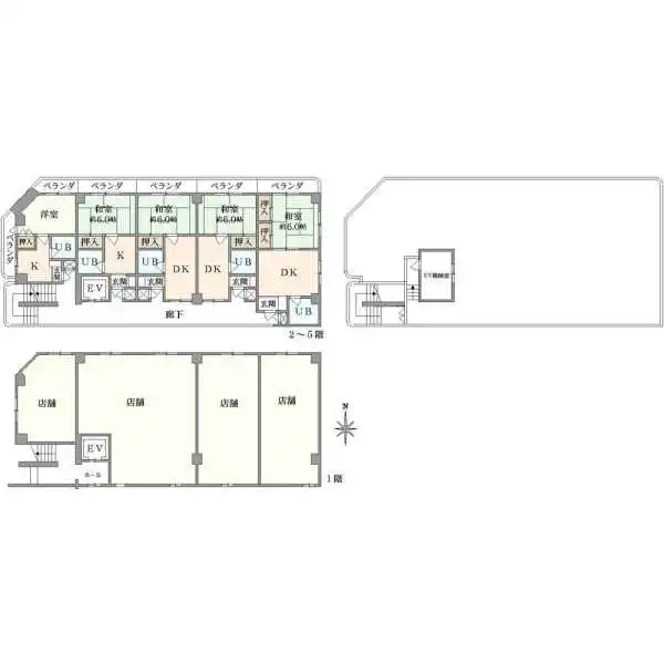 荒川区西尾久７丁目 間取図