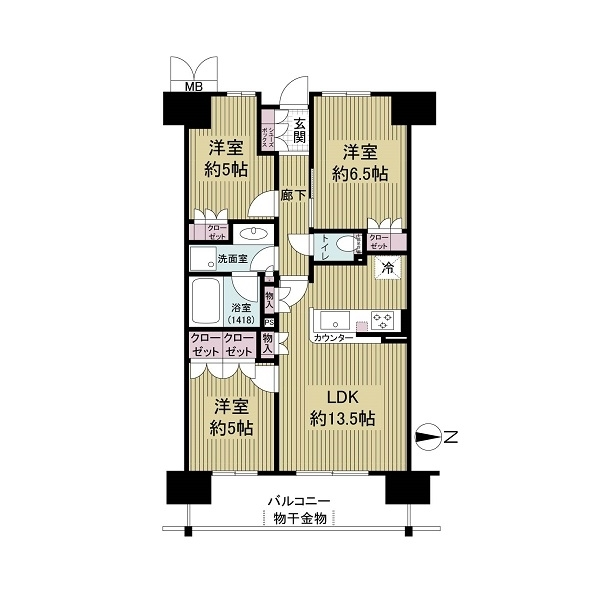 ザ・レジデンス東三国 間取図