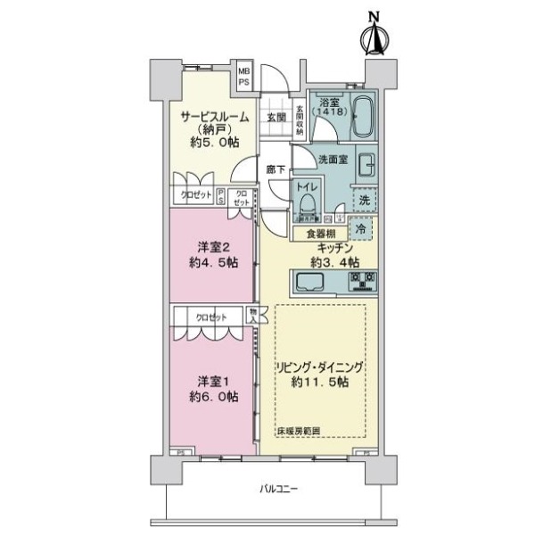 ライオンズ立石レジデンス 間取図
