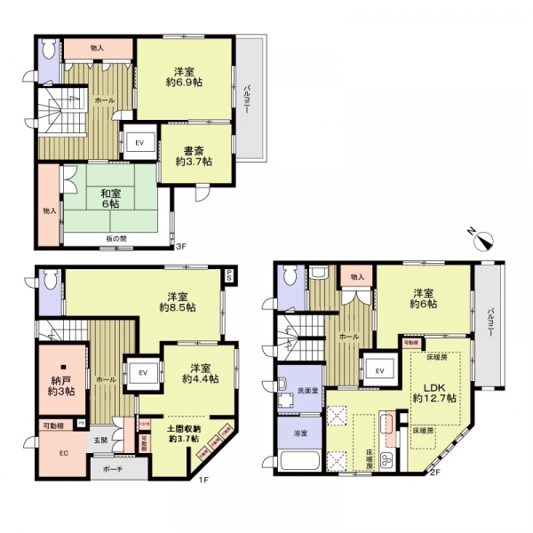 川口市元郷２丁目 間取図