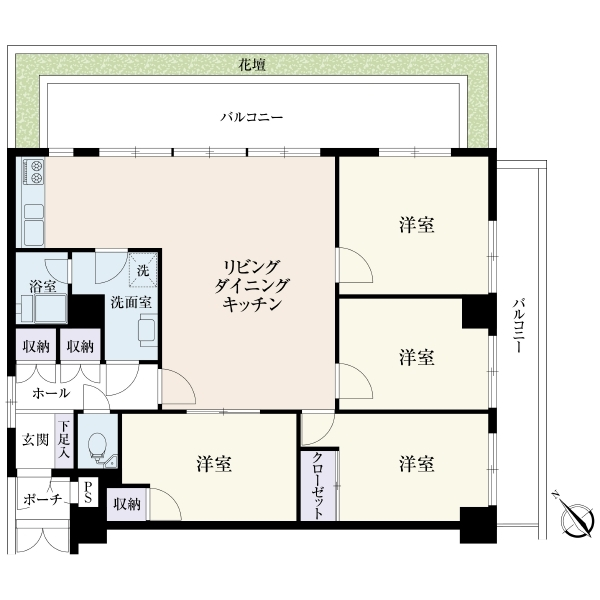 文京ハイツ 間取図