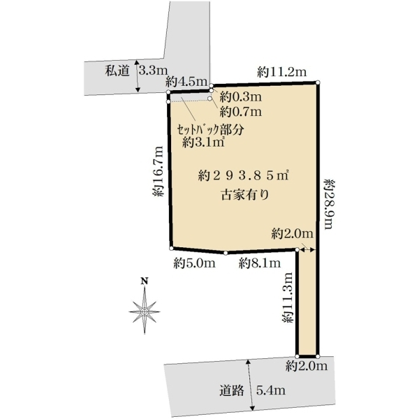大阪市天王寺区細工谷１丁目 間取図