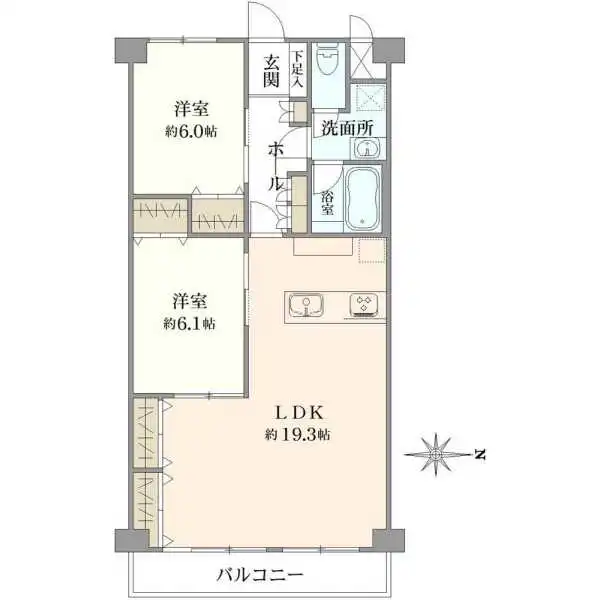 ニックハイム葛西 間取図