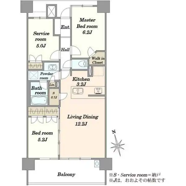 ゼルクハウス船堀 間取図
