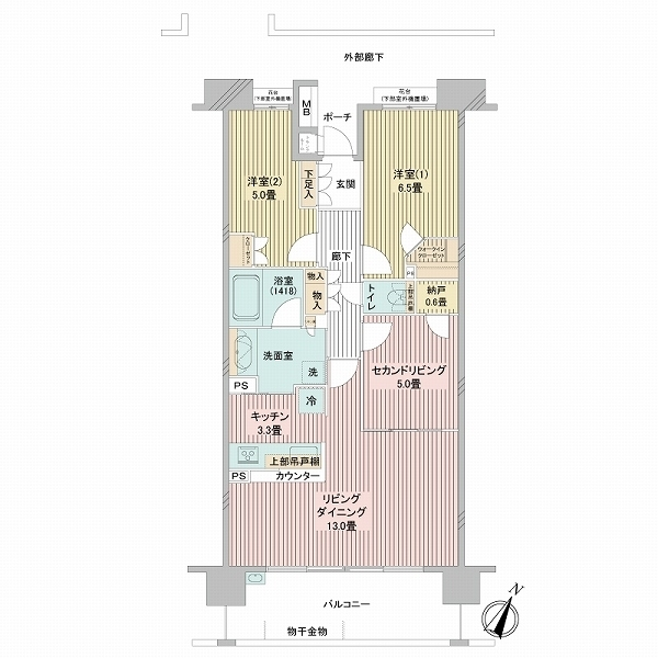 センターフィールド浦和美園参番街ガーデンランド 間取図