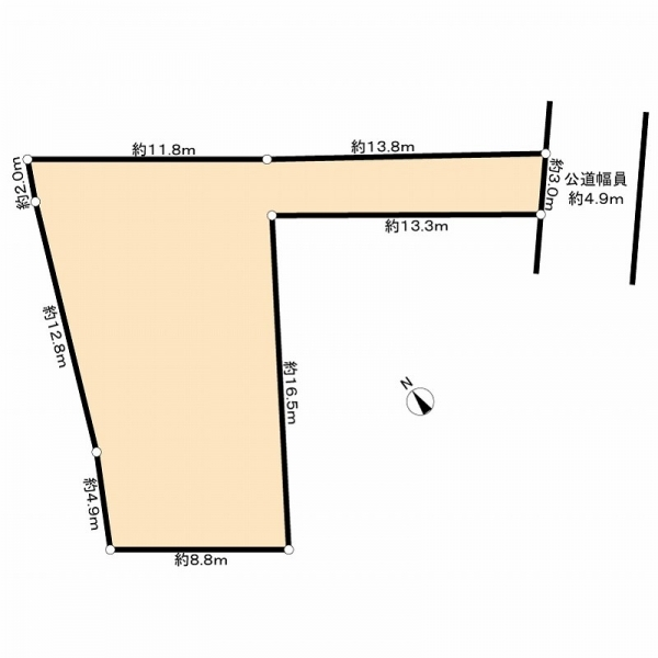 町田市玉川学園４丁目 区画図