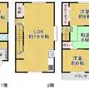 大阪市東住吉区針中野１丁目 間取図