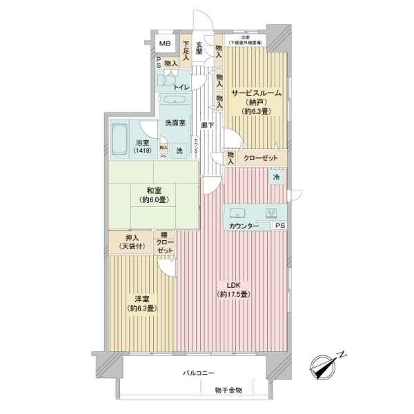 クレストフォルム新横浜 間取図