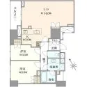 プラウド船堀ファースト 間取図