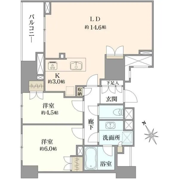 プラウド船堀ファースト 間取図