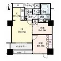 シエリアタワーなんば 間取り図