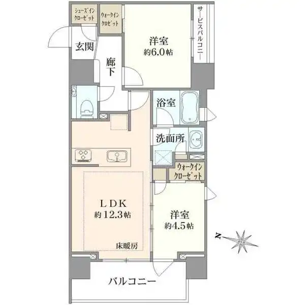 ルジェンテ文京春日 間取図