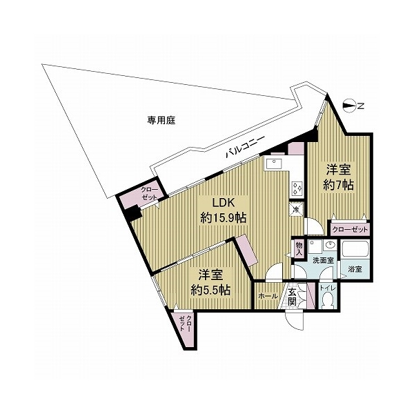シャトーメルヘン 間取図