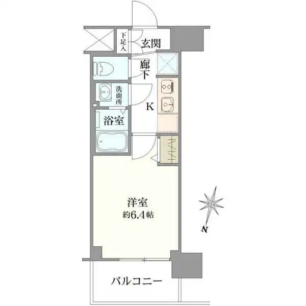 プレサンス新大阪　イオリア 間取図