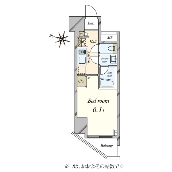 ＺＯＯＭ新宿南Ｓｅｃｏｎｄ 間取図