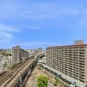 アクトピア北赤羽参番館 西向きバルコニーからの眺望。
