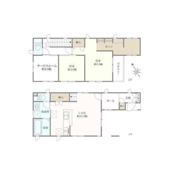 市川市大洲１丁目 間取図