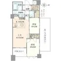 グランツオーベル中野 間取図