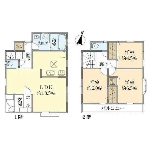 町田市成瀬台２丁目 間取図