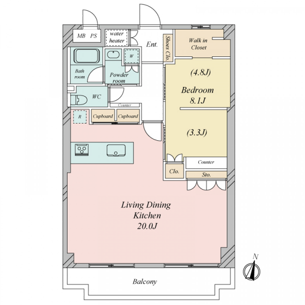 オリエント新大阪アーバンライフ 間取図