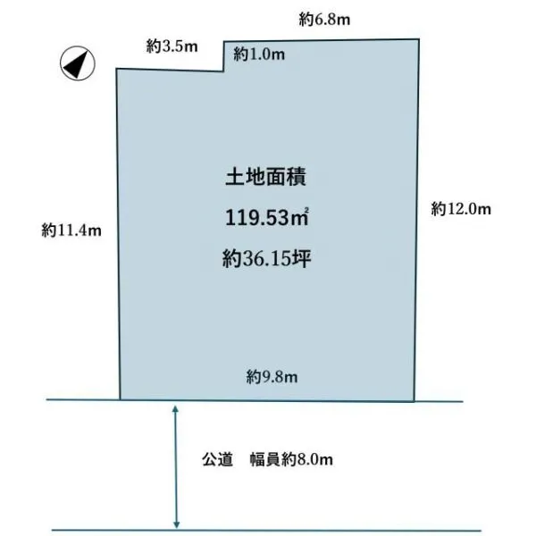 神戸市灘区篠原本町５丁目 間取り図