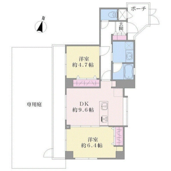プリオール西大井 間取図