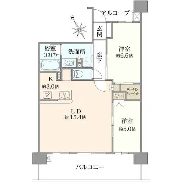 ノブレス湘南藤沢センタースクエア 間取図
