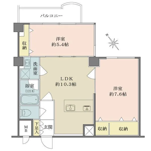 ルイマーブル乃木坂 間取図