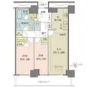 Ｗコンフォートタワーズ　ＥＡＳＴ 間取図