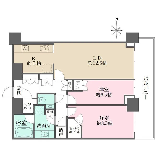 Ｗコンフォートタワーズ　ＥＡＳＴ 間取図