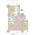 クレストシティ木場 12階の角住戸