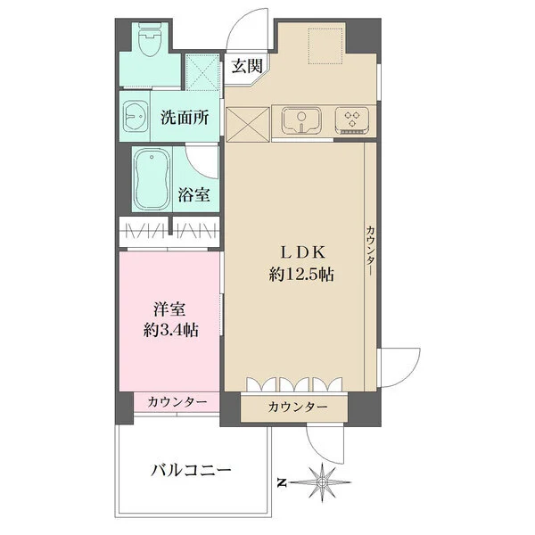 ルミネリックス 間取図