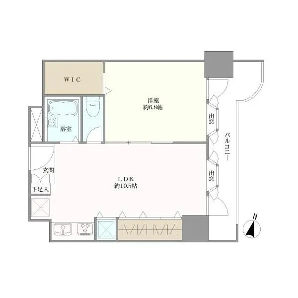 インペリアル南麻布 間取図