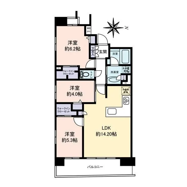 ファミール浅草雷門 間取図