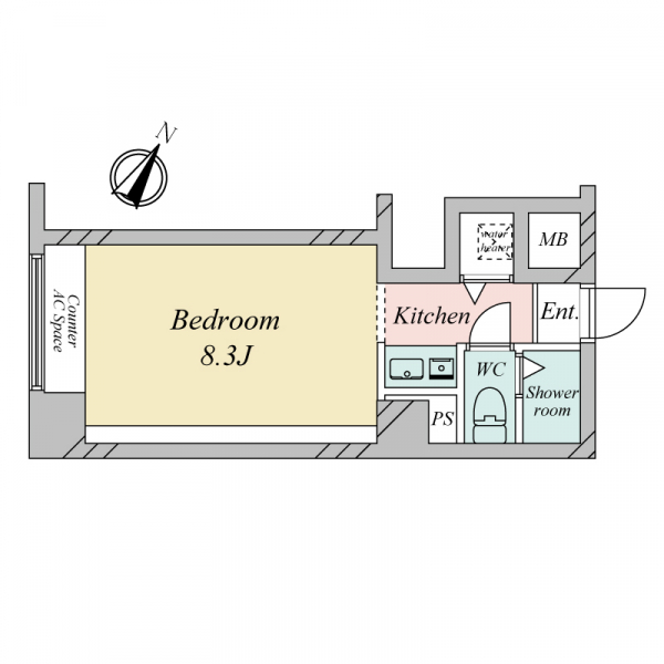 パシフィック乃木坂 間取図