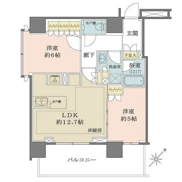 ザ・パークハウスアーバンス東五反田 間取図