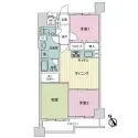 ライオンズマンション町屋 間取図
