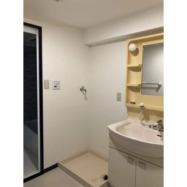 ライオンズマンション町屋 洗面台と脱衣所