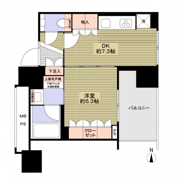 プラウドタワー覚王山 間取図
