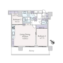 クロスエアタワー 間取図