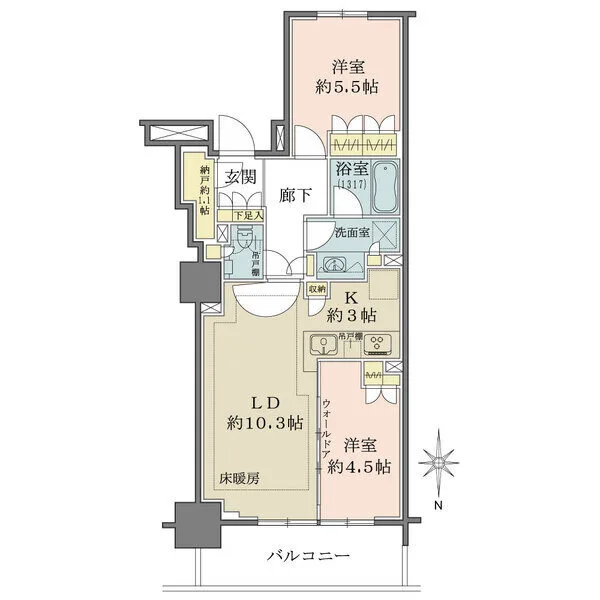 プライムパークス品川シーサイドザ・タワー 間取図