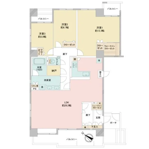 エル・シティ新浦安7番館 間取図