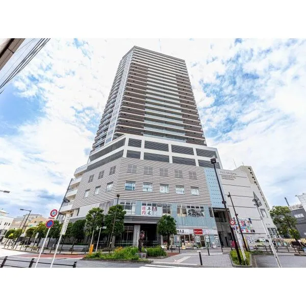 ブランズタワー南千住 10階部分角住戸、対面キッチンのの2LDK