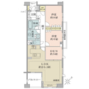 グランヴェール六義園 間取図