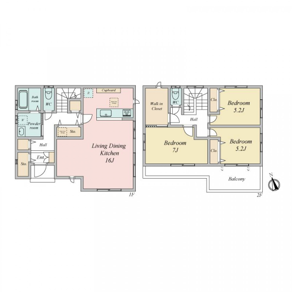 船橋市駿河台１丁目 間取図