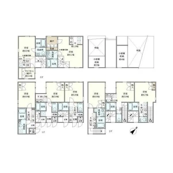 大田区上池台２丁目 間取図