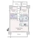 サンクタス大阪城 間取図